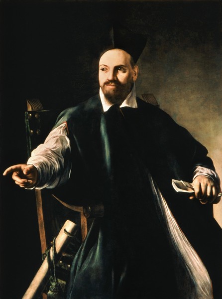 Portrait of Maffeo Barberini. The painting by Caravaggio