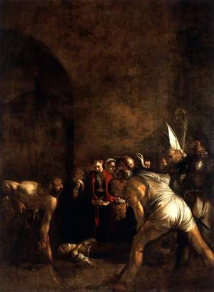 Reproduction oil paintings - Caravaggio - The Burial of St. Lucy