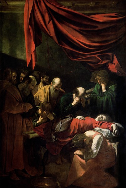 The Death of the Virgin. The painting by Caravaggio