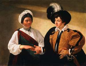 Caravaggio, The Fortune Teller, Painting on canvas