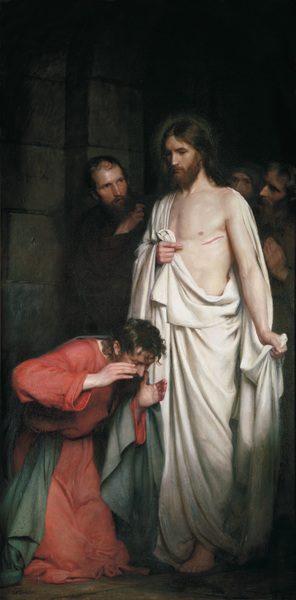 Famous paintings of Religious: Doubting Thomas