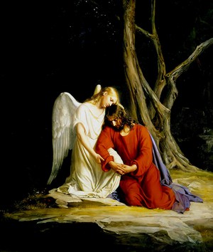 Carl Heinrich Bloch, Jesus Christ at Gethsemane , Painting on canvas