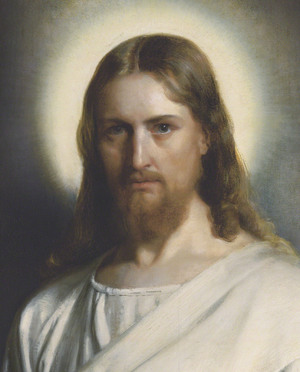 Carl Heinrich Bloch, The Face of Jesus, Art Reproduction