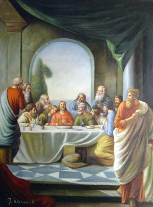 The Last Supper, Carl Heinrich Bloch, Art Paintings