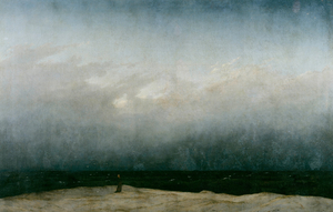 Caspar David Friedrich, The Monk by the Sea , Painting on canvas