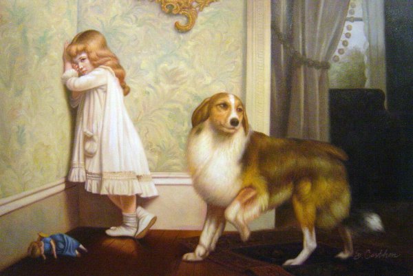 Special Pleader. The painting by Charles Burton Barber