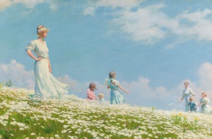Reproduction oil paintings - Charles Courtney Curran - A Summer Day