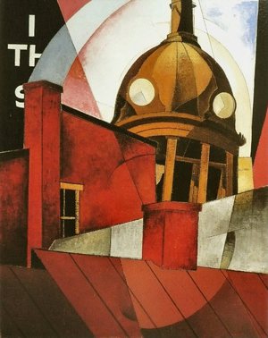 Charles Demuth, A Welcome to Our City, Art Reproduction