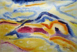 Abstract Landscape Art Reproduction