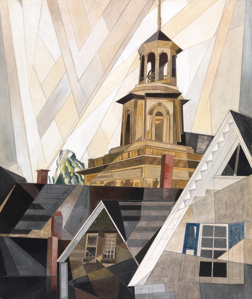 After Sir Christopher Wren. The painting by Charles Demuth
