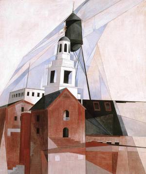 Charles Demuth, In the Provence 2, Painting on canvas