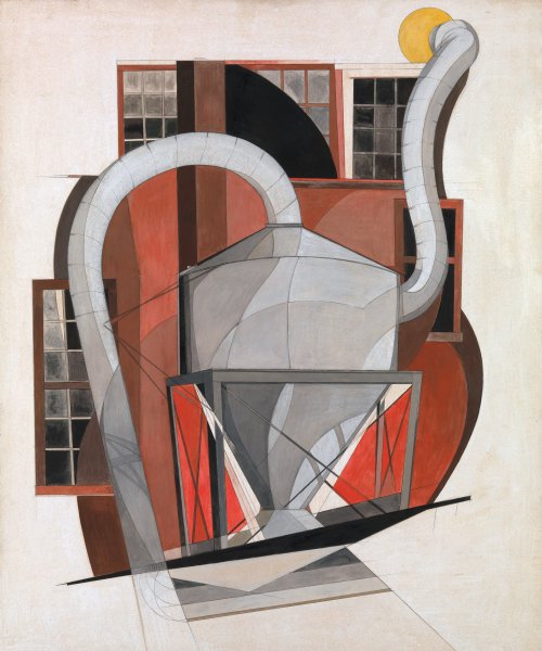 Machinery. The painting by Charles Demuth