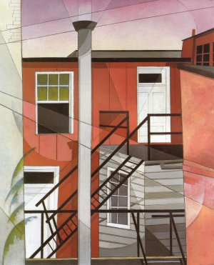 Charles Demuth, Modern Conveniences, Painting on canvas