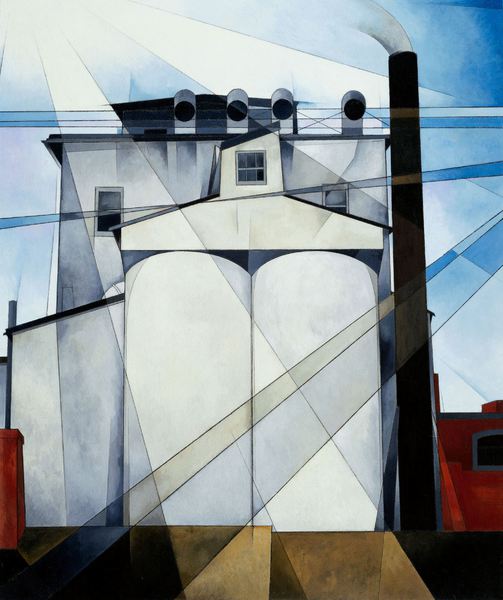 My Egypt. The painting by Charles Demuth