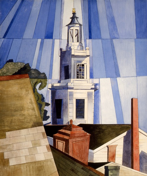The Tower. The painting by Charles Demuth
