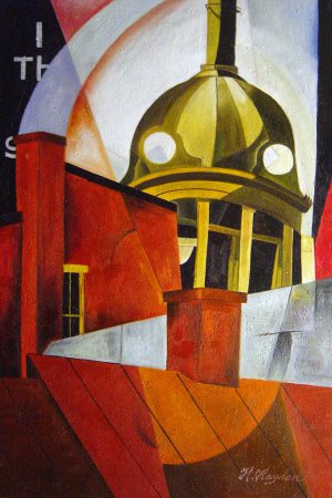 Reproduction oil paintings - Charles Demuth - Welcome To Our City