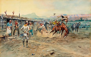 Charles Marion Russell, The Tenderfoot, Painting on canvas
