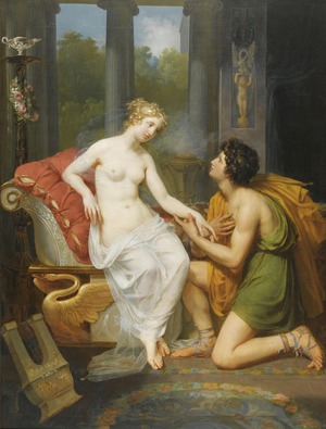 Charles Meynier, Helen and Paris, Painting on canvas