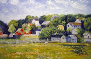 Childe Hassam, Amagansett, Long Island, New York, Painting on canvas