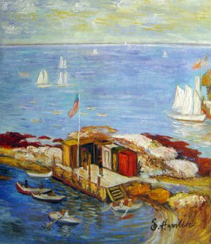 Childe Hassam, August Afternoon, Appledore, Painting on canvas