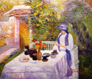Famous paintings of Cafe Dining: The French Tea Garden