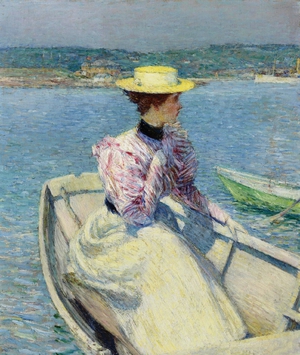 Reproduction oil paintings - Childe Hassam - The White Dory, Gloucester