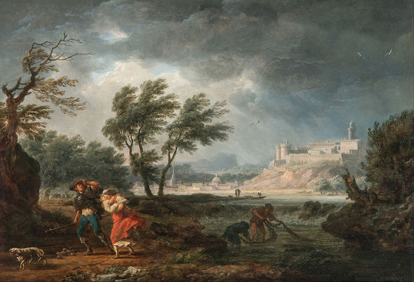 The Four Times of Day: Midday. The painting by Claude-Joseph Vernet