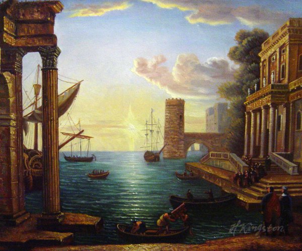The Seaport With The Embarkation Of The Queen Of Sheba