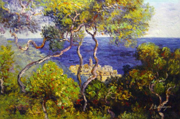 A View Of Bordighera. The painting by Claude Monet