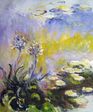 Agapanthus, Claude Monet, Art Paintings
