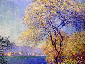Antibes Seen from the Salis Gardens, Claude Monet, Art Paintings