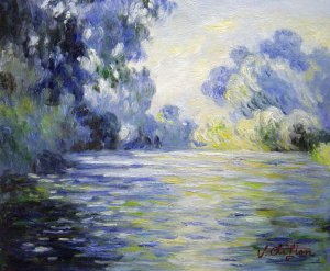 Claude Monet, Arm Of The Seine At Giverny, Painting on canvas