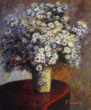 Claude Monet, Asters, Painting on canvas