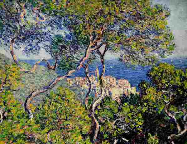 At Bordighera. The painting by Claude Monet