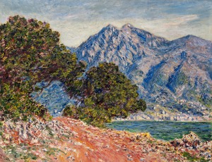 Claude Monet, At Cap Martin , Painting on canvas