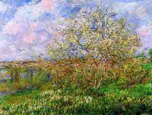 Claude Monet, At Springtime, Painting on canvas