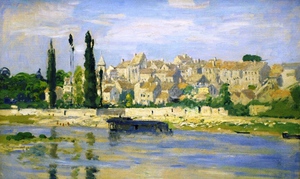 Claude Monet, Carrieres-Saint-Denis, Painting on canvas