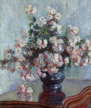 Claude Monet, Chrysanthemums, Painting on canvas