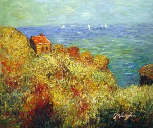 Claude Monet, Custom Officer's Cabin At Varengville, Painting on canvas