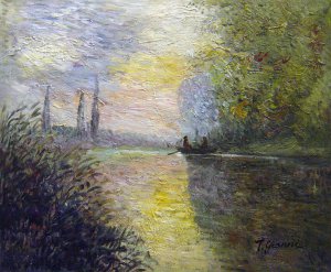 Claude Monet, Evening at Argenteuil, Painting on canvas