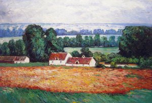 Claude Monet, Field Of Poppies, Giverny, Painting on canvas