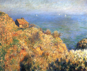 Fisherman's House at Varengeville, Claude Monet, Art Paintings