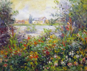 Flowers At Vetheuil, Claude Monet, Art Paintings