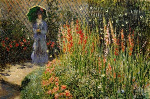 Claude Monet, Gladioli, Painting on canvas