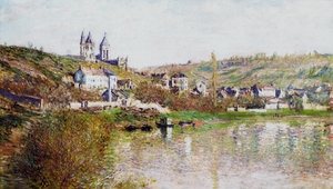 Claude Monet, Hills of Vetheuil, Painting on canvas