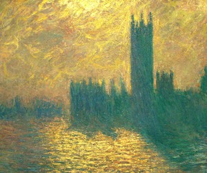 Claude Monet, Houses of Parliament, 1904, Painting on canvas