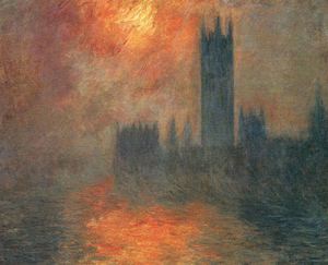 Houses of Parliament, Sunset, 1904 Art Reproduction