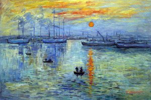 Impression Sunrise, Claude Monet, Art Paintings