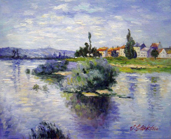 Lavacourt. The painting by Claude Monet