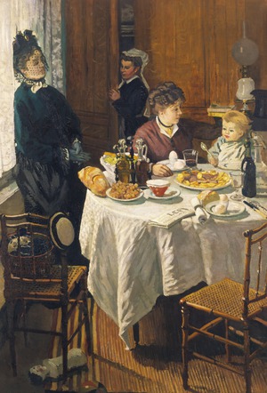 Claude Monet, Le Dejeuner, Painting on canvas